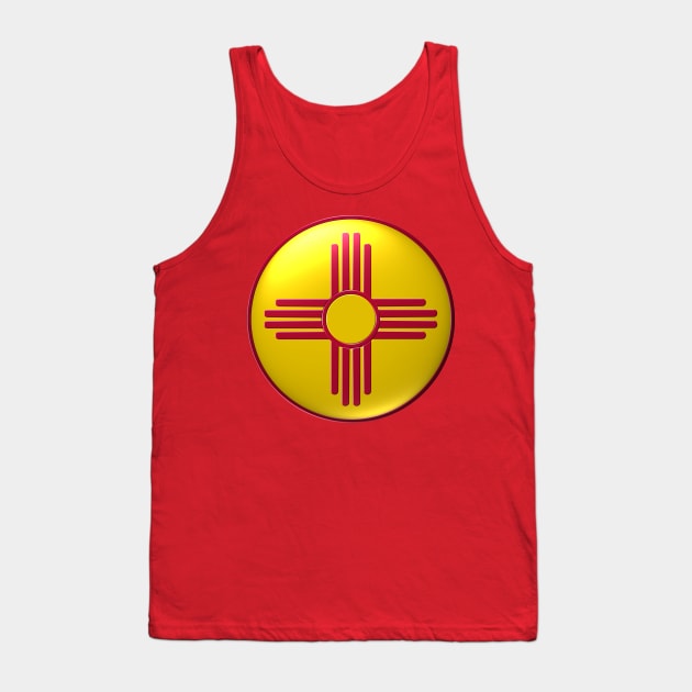 Captain New Mexico Shield Tank Top by IORS